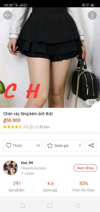 Chân váy 2 tầng ulzzang