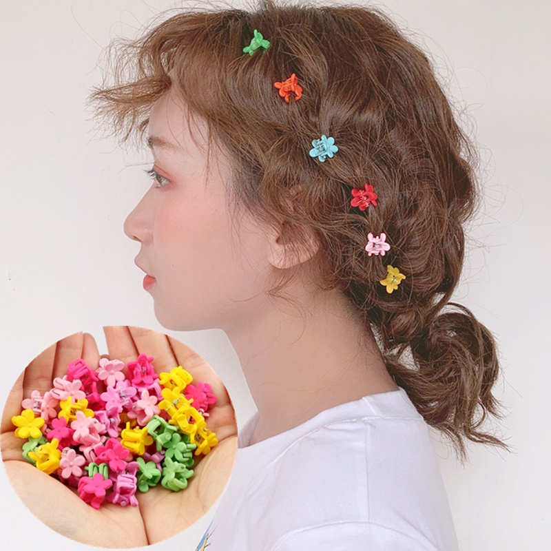 Set 50 Kẹp Tóc Mini Dễ Thương Dành Cho Bé Gái