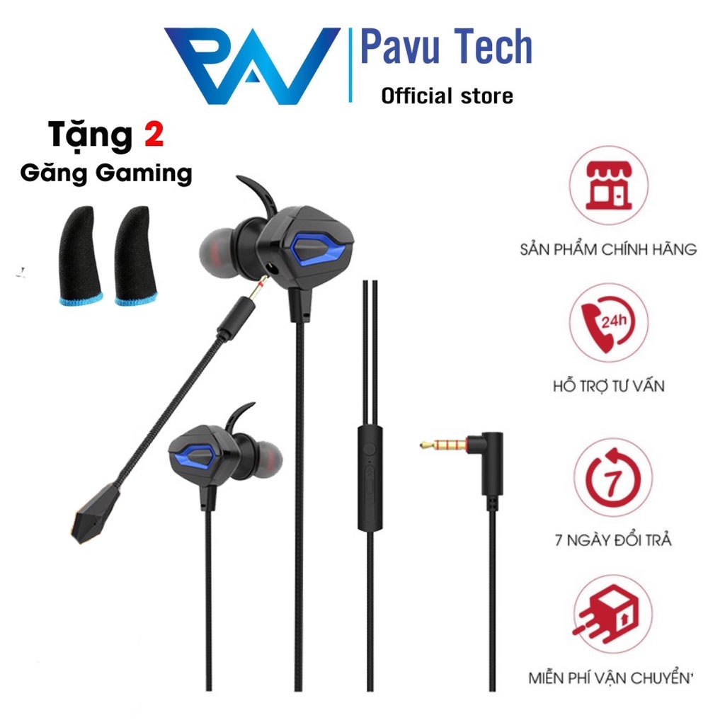 Tai Nghe Gaming Có Dây GM 008 Tai Nghe Dây Dù Có Mic Game Thủ Chuyên Nghiệp Chơi Game PC Và Điện Thoại Chính Hãng Pavu