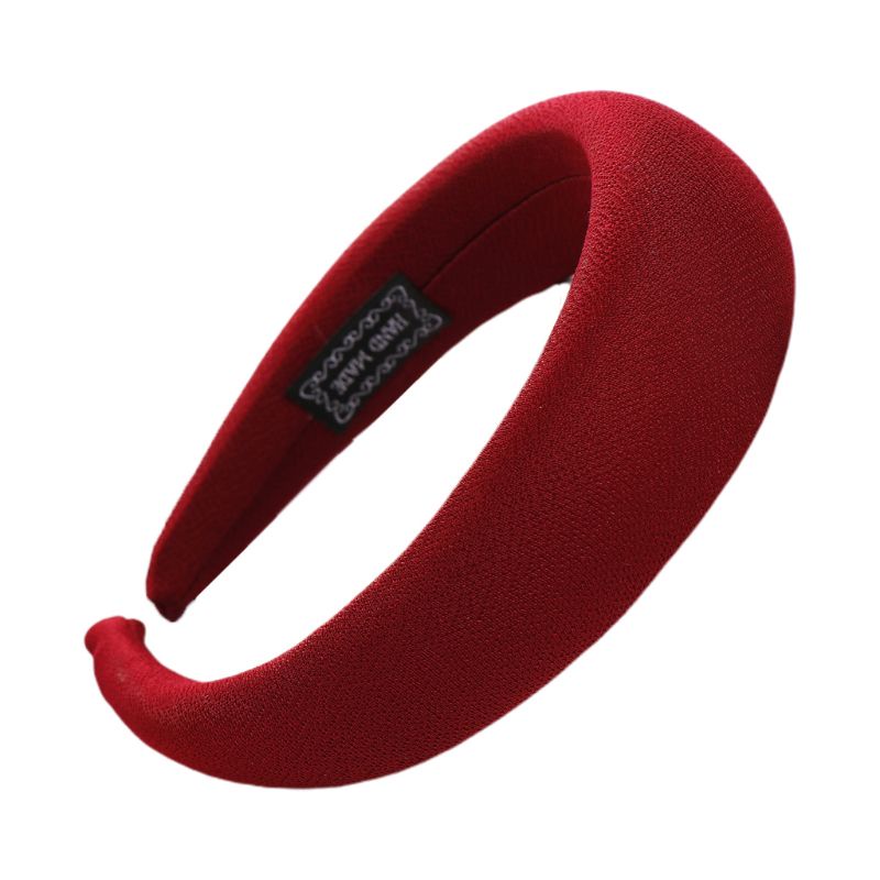 Băng Đô Cài Tóc Xốp Dày Bản Rộng 6 Màu Sắc Ngọt Ngào Phong Cách Hàn Quốc Cho Nữ