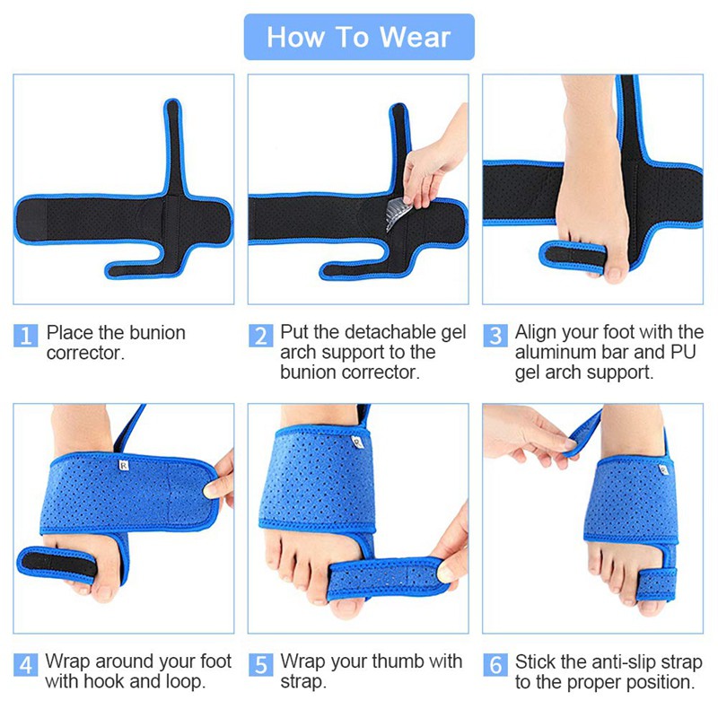 Đai nẹp chỉnh hình bàn chân chất lượng cao cho nam và nữ