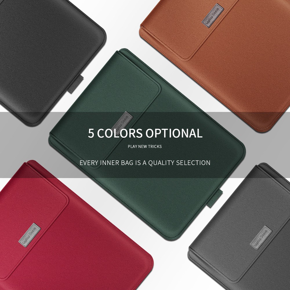 Túi da đựng macbook và túi đựng phụ kiện