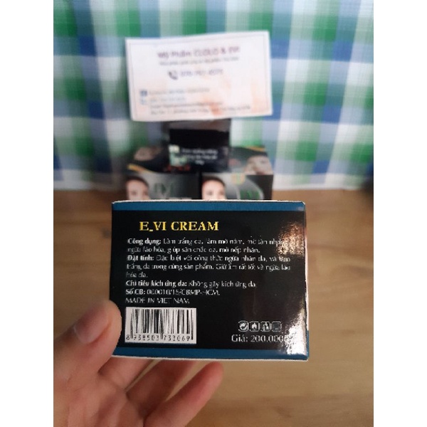 Kem Dưỡng Trắng Ngừa Lão Hóa Da EVI