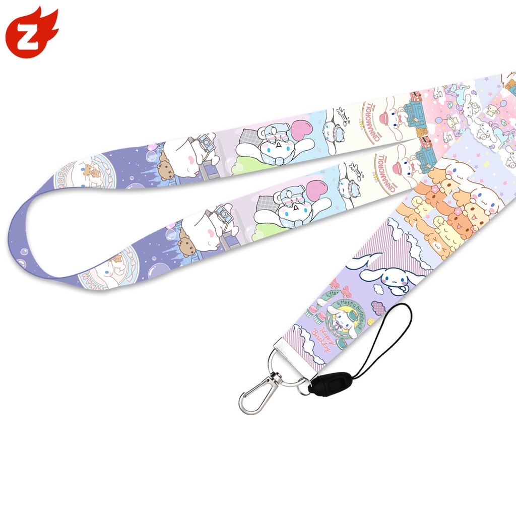 1 Dây Đeo Thẻ ID Hình Cinnamoroll Dễ Thương