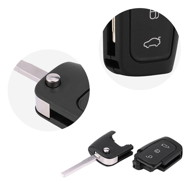 Chìa KhóA ĐiềU KhiểN Từ Xa 3 NúT BấM 433MHz VớI Chip 4D63 Ford Focus Max Galaxy