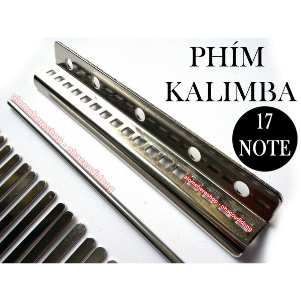 Bộ 17 phím cho đàn Kalimba 17 Note DIY