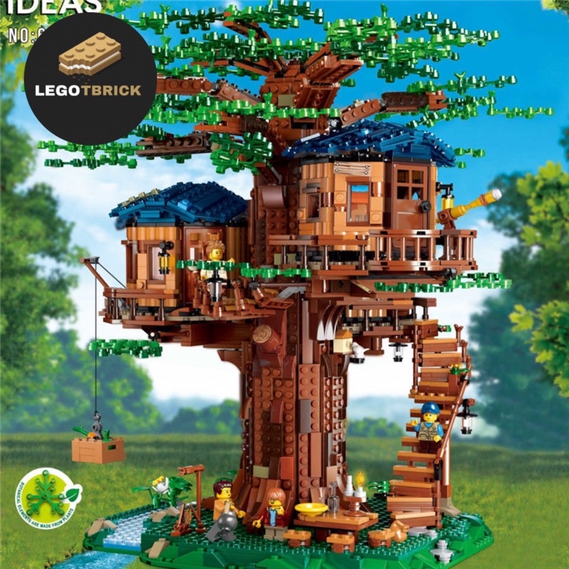 Đồ chơi lắp ráp mô hình thông minh Ngôi nhà trên cây - Tree House - Tbrick - nonlego