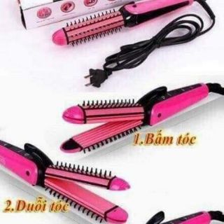 Lược Điện NOVA 3 In 1, Tạo Kiểu Dập Xù, Uốn, Duỗi Tóc Chuẩn Salon Chuyên Nghiệp 2026