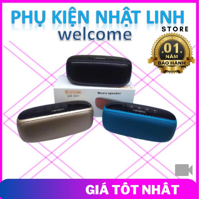 Loa nghe nhạc bluetooth QS001 .