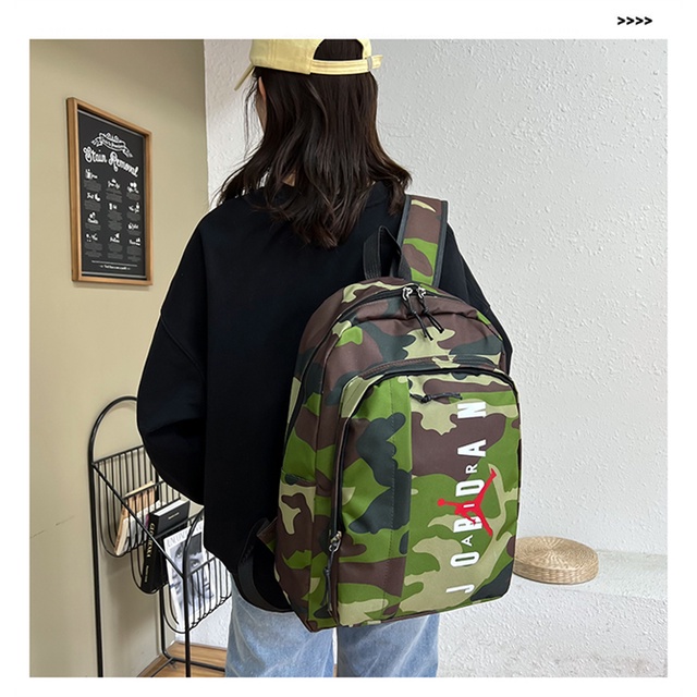 Air JORDAN Balo Thể Thao Họa Tiết Rằn Ri Thời Trang Hàn Quốc