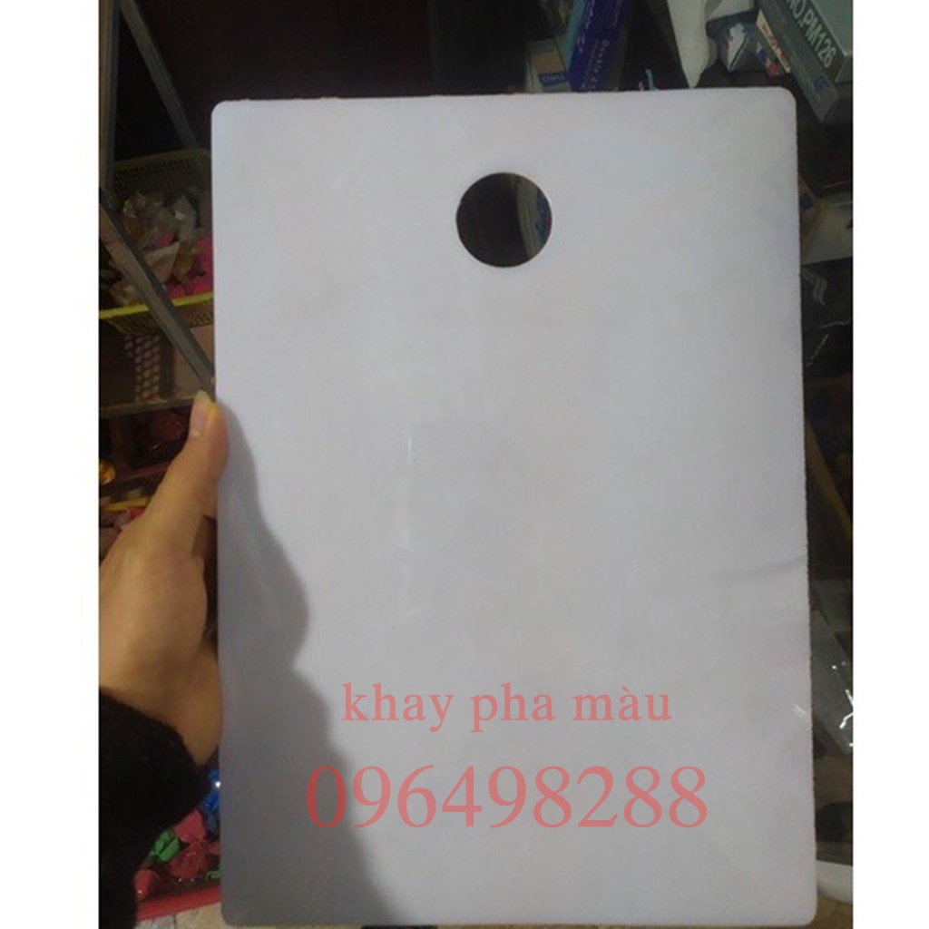 khay nhựaPalette pha màu chuyên dùng cho màu bột, acrylic, sơn dầu...️ nhiều kích cỡ