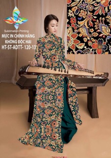 Bst vải áo dài Hoa văn độc đáo 🌼