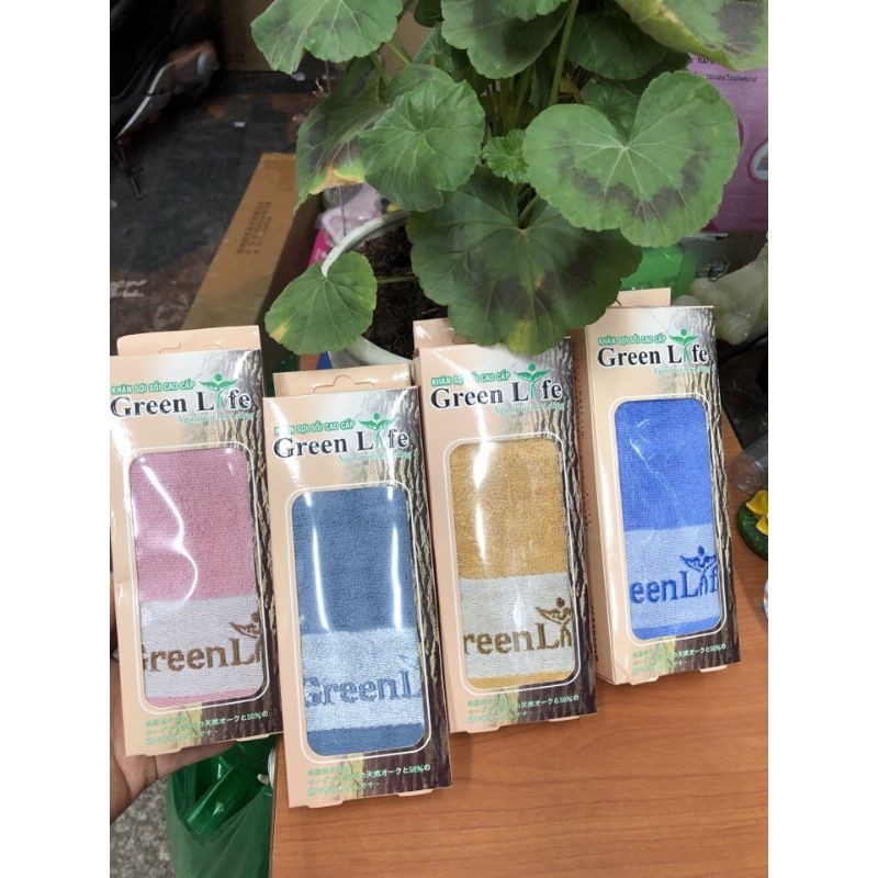 Khăn Mặt Sợi Sồi Cao Cấp Green Life
