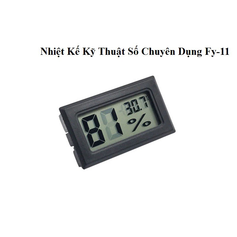 Nhiệt kế điện tử sử dụng trong phòng trong nhà có màn hình hiển thị LCD có chức năng đo độ ẩm thời tiết