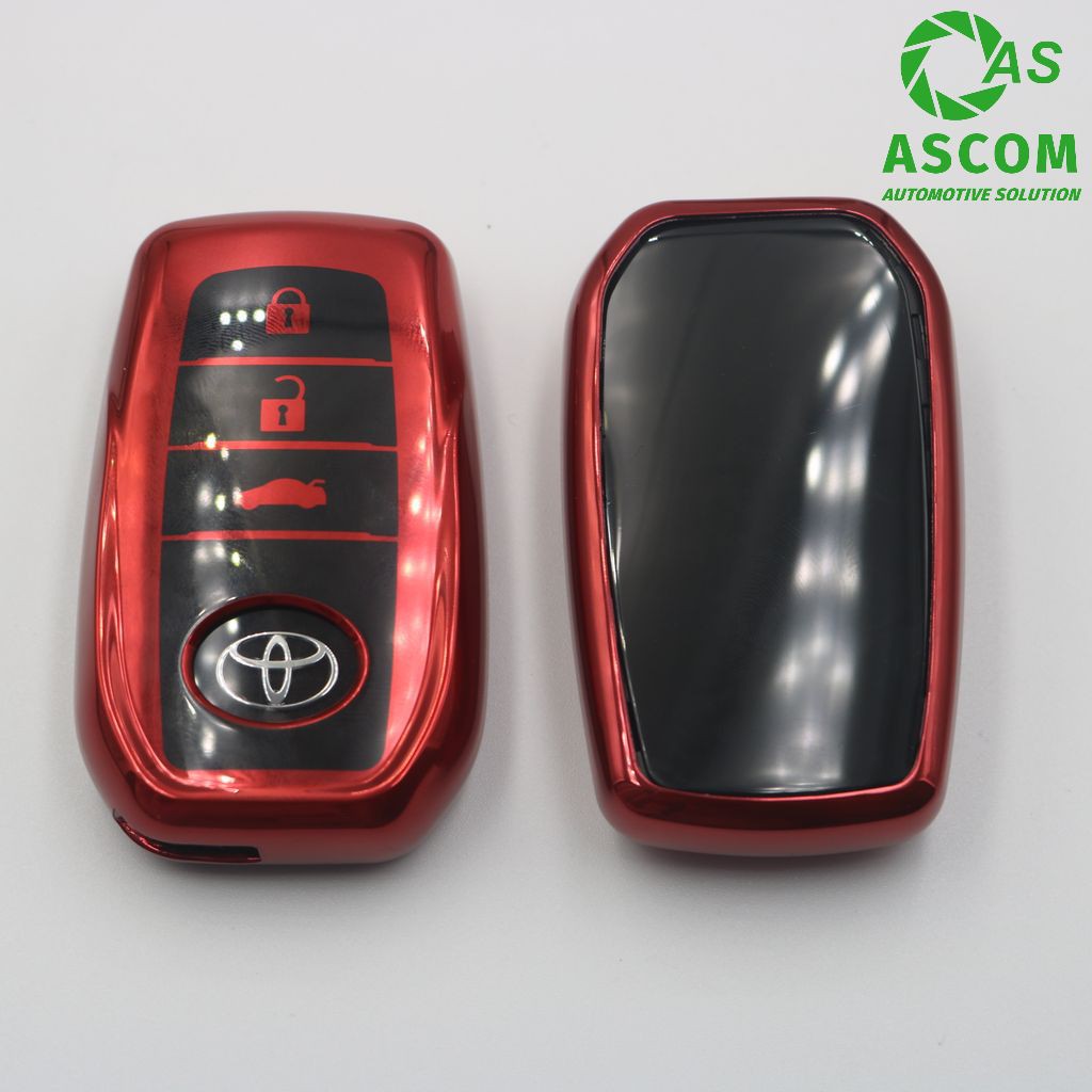 Ốp chìa khóa Toyota Ốp bảo vệ vỏ khóa Toyota Camry Innova Fortuner Hilux