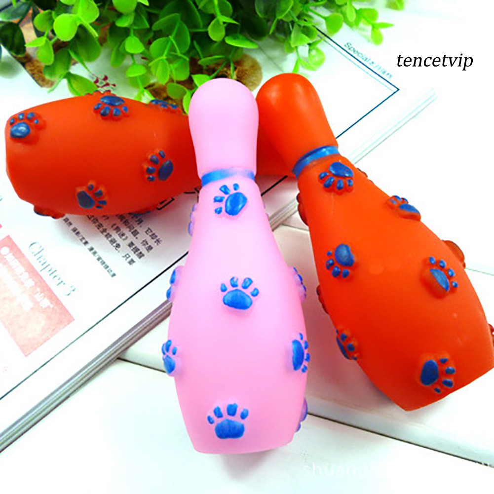 Bộ đồ chơi bóng bowling phát âm thanh vui nhộn cho thú cưng