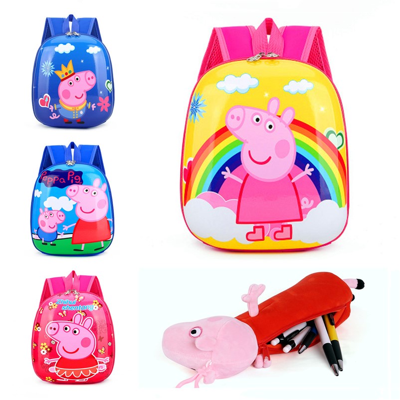 Mô Hình Ba Lô peppa pig George 2022 Hoạt Hình peppa pig Quà Tặng Đồ Chơi Cho Bé