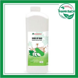 Siro hương Bí Đao Wonderful chai 2,5kg