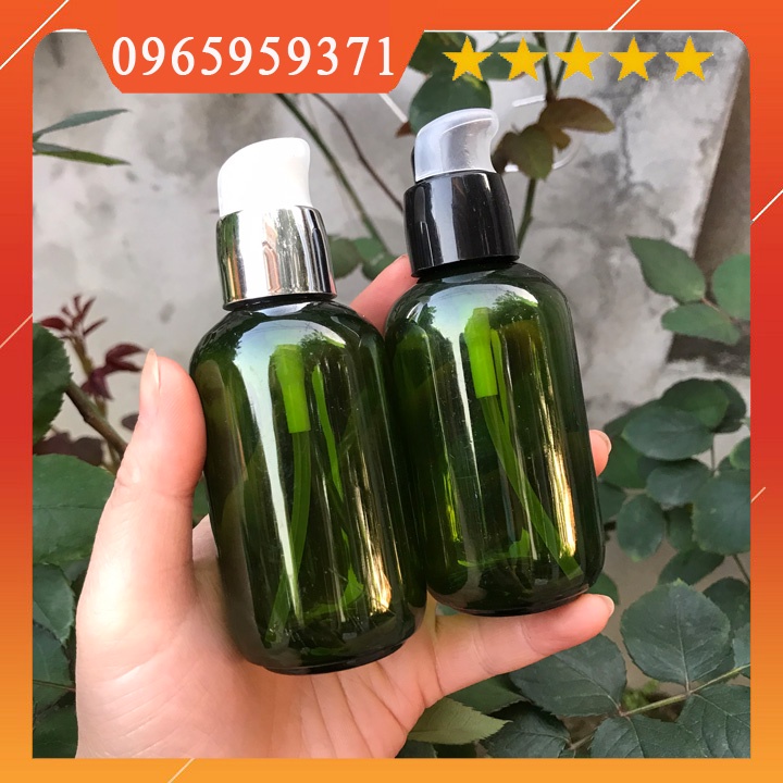 Chai nhựa, chai vòi nhấn, chai chiết mỹ phẩm 80ml