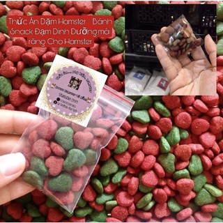 thức ăn dặm hamster, sâu rang bơ, snack bò, rau củ mài răng,v.v .