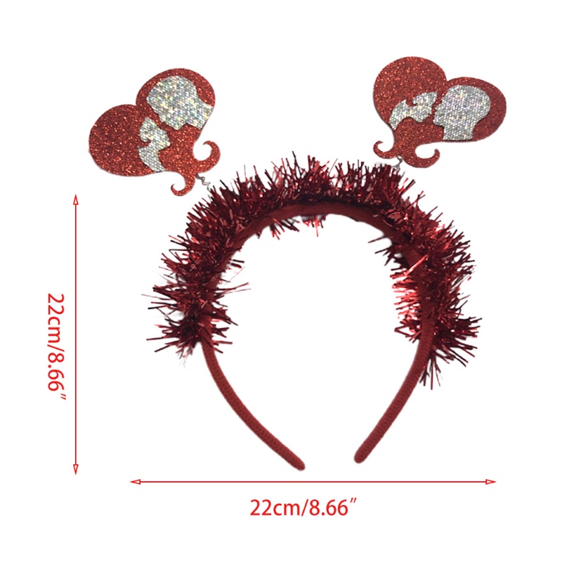 Băng Đô Kim Sa Hình Trái Tim Cho Cặp Đôi