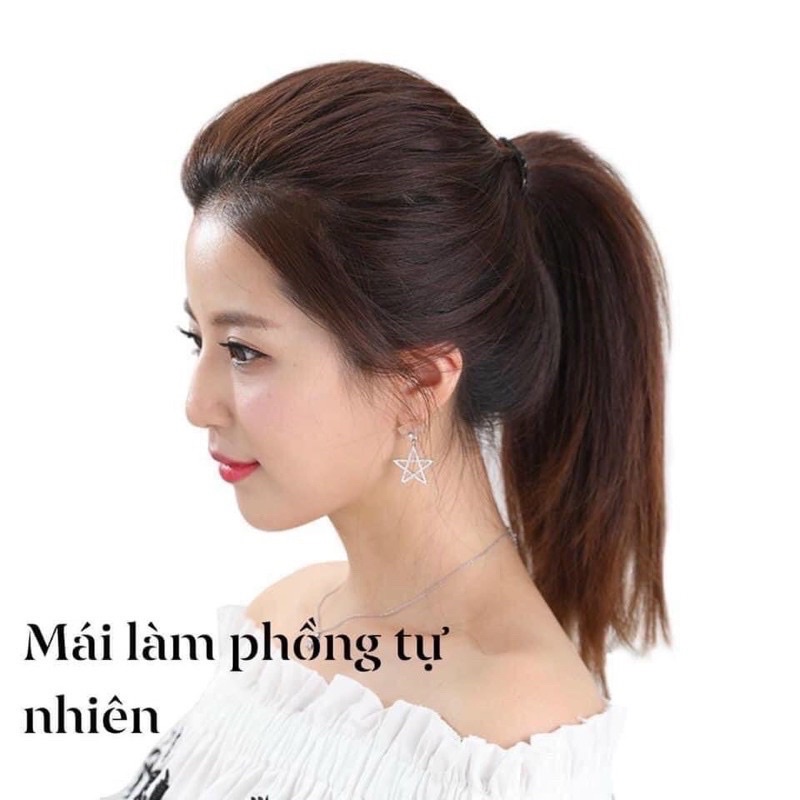 Tóc mái phồng đỉnh đầu che hói - tóc kẹp phồng chân tóc 2 hai bên đỉnh đầu làm phồng tóc