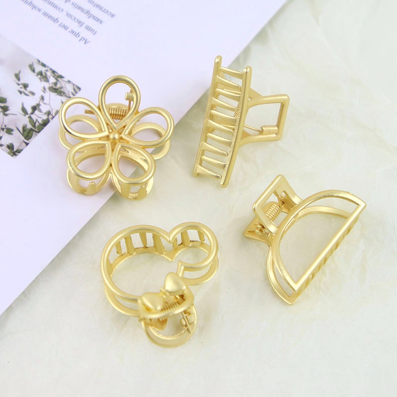 Kẹp Tóc Kim Loại Hình Trăng Khuyết Nhiều Màu Sắc