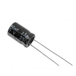 10 Tụ Hóa 330uF 25V 330uF/25V (10pcs/gói)