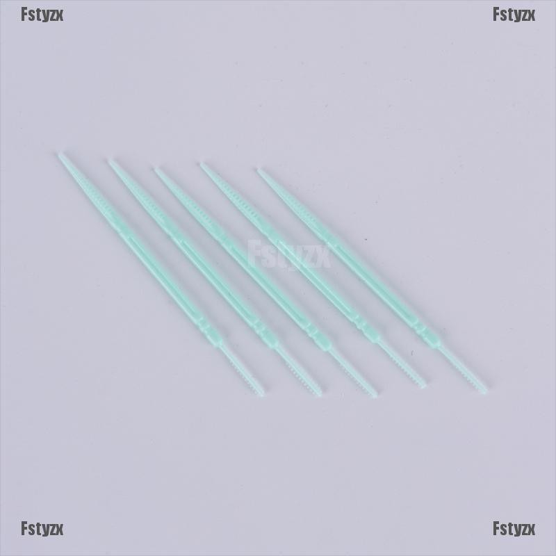 Set 100 Bàn Chải Nhựa 2 Chiều Vệ Sinh Răng Miệng