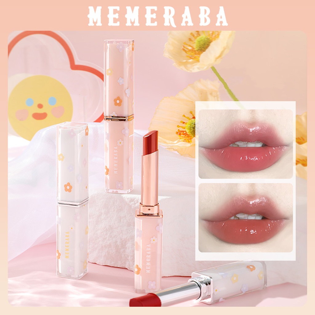 Son thỏi MEMERABA mềm môi căng mọng son dưỡng Water Glow Among Flowers Touch Up Lipstick MB094 MEME11