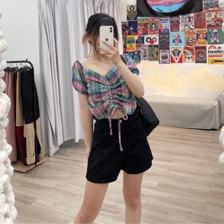 Áo rút dây croptop