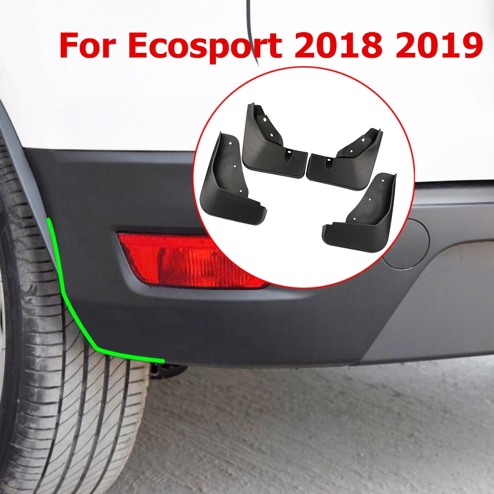 Set 4 tấm chắn bùn cho xe Ford ecosport 2018 2019 +