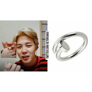 (vòng và nhẫn) Nhẫn đinh BTs phong cách hàn quốc cá tính thiết kế thời trang mới lạ độc đáo quà tặng xinh xắn