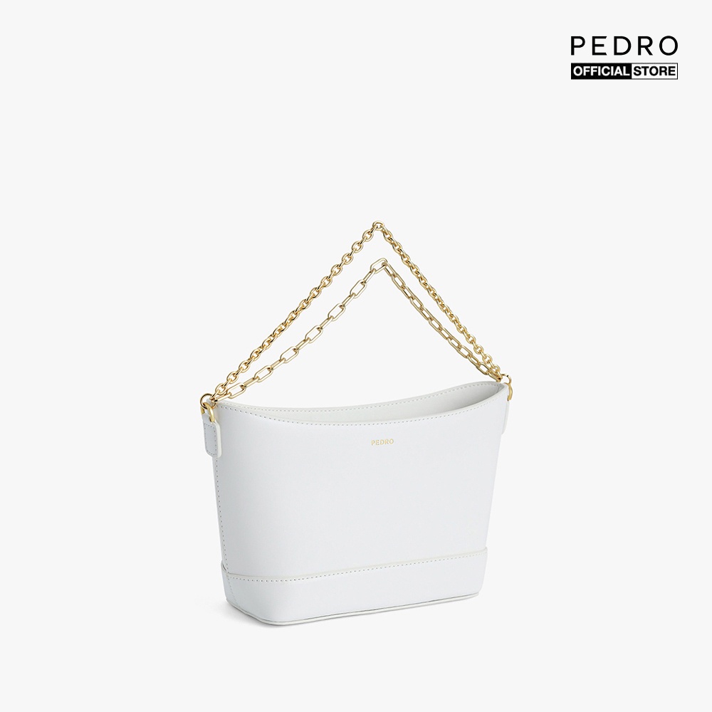 PEDRO - Túi đeo vai nữ hình thang phối dây xích PW2-76610048-41