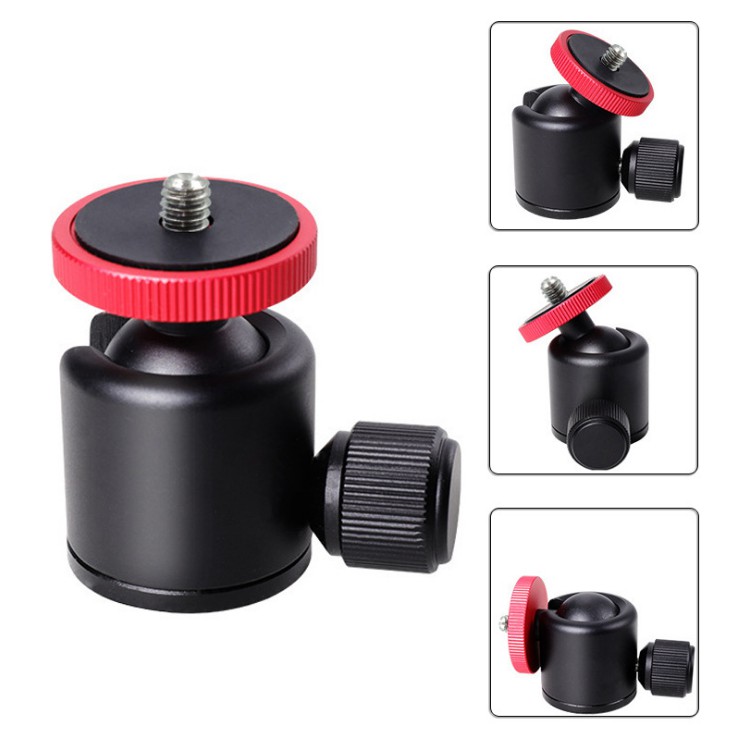 Chân đỡ mini máy ảnh, gimbal điện thoại kiêm tay cầm bằng kim loại