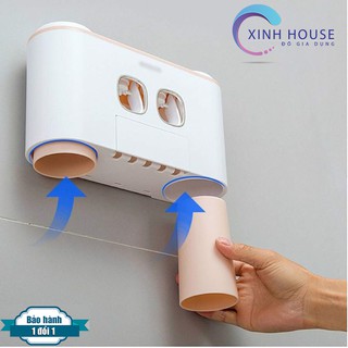 Bộ Nhả Kem Đánh Răng Cao Cấp ECOCO 4 cốc
