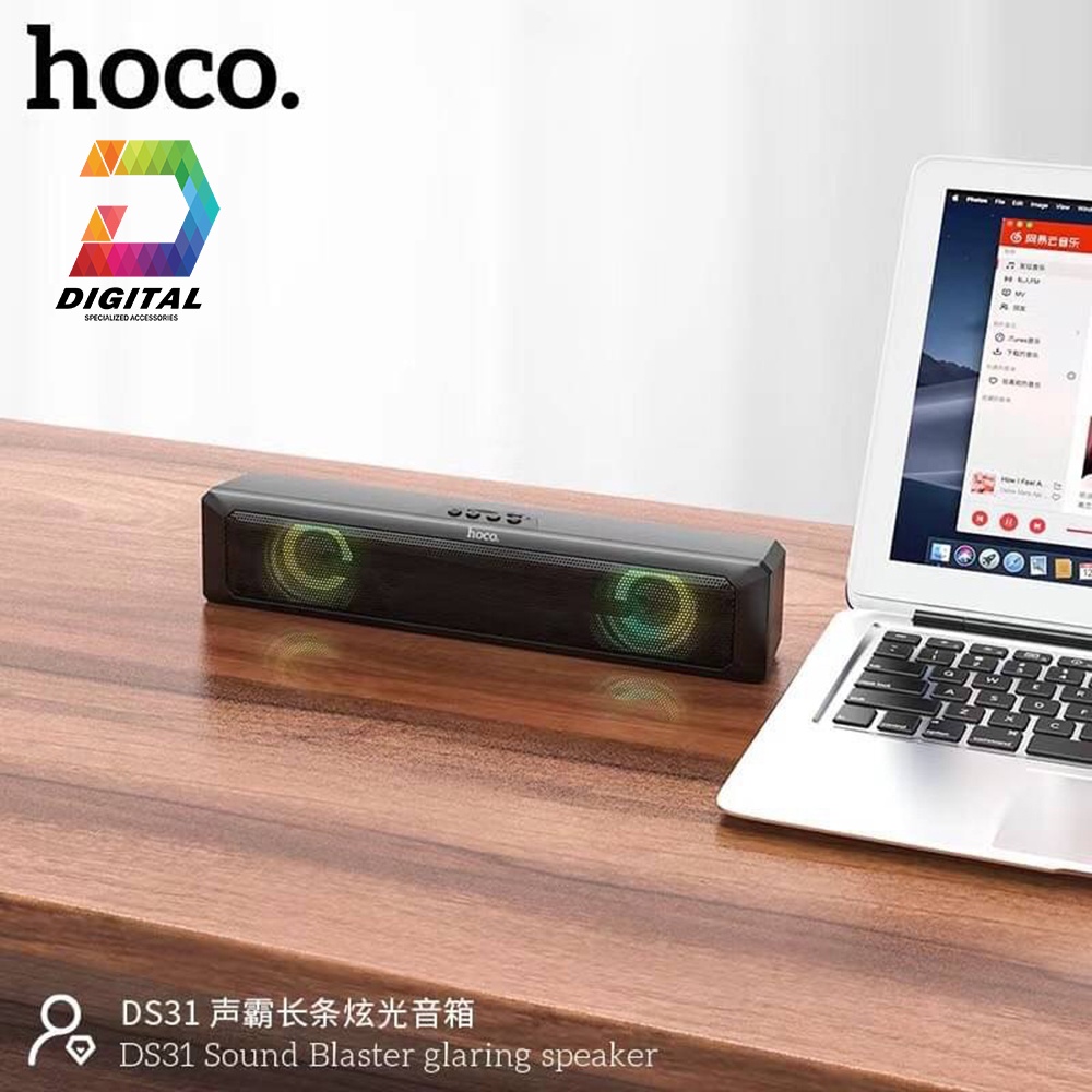 Loa Bluetooth 5.0 Hoco DS31 Chính Hãng Có Led RGB Cực Đẹp