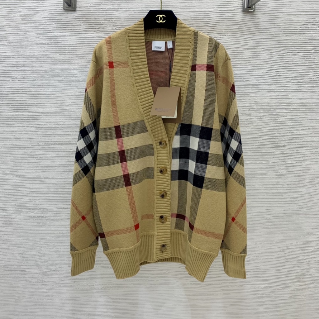 Áo khoác len cardigan thời trang cao cấp Burberry BBR sành điệu