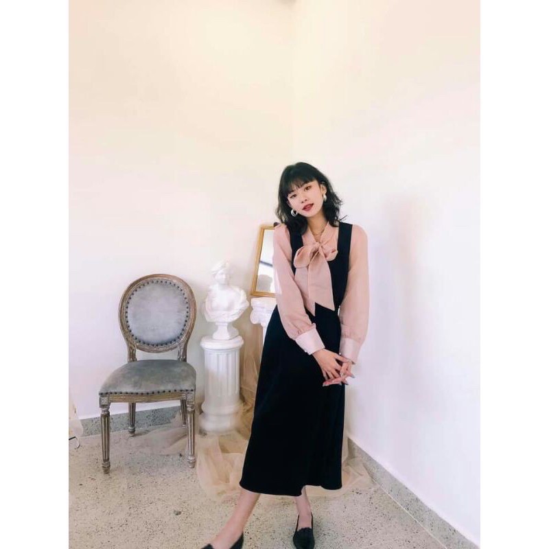 Set yếm bigsize ❤️ 𝐇𝐈̀𝐍𝐇 𝐓𝐇𝐀̣̂𝐓❤️set áo vs yếm ngoài siêu cưng có size ✔️