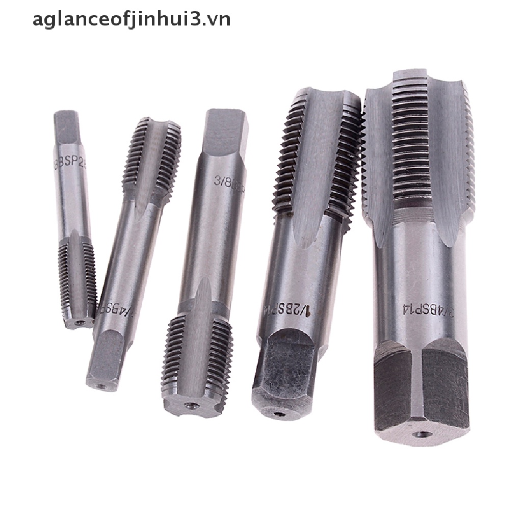 Dụng Cụ Cắt Ren Xoắn Ốc Bằng Kim Loại BSP HSS G1 / 8 1 / 4 3 / 8 1 / 2 3 / 4
