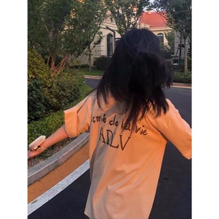 Áo phông ADLV logo basic, áo thun unisex, chất cotton thoáng mát, Dorystore