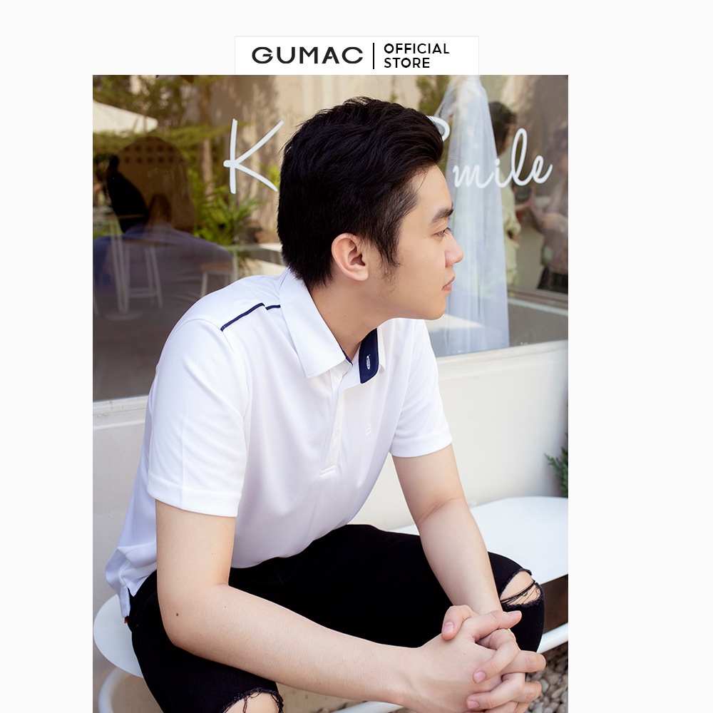 [Mã WABRGUM giảm 10% tối đa 30K đơn 99K] Áo thun POLO nam thời trang GUMAC ATNC01007
