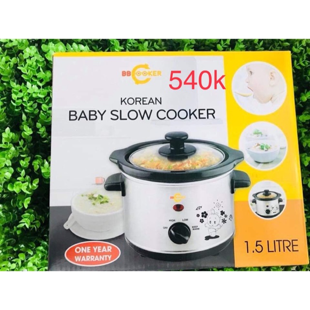 Nồi nấu chậm đa năng Baby Slow Cooker Hàn quốc 1.5lit