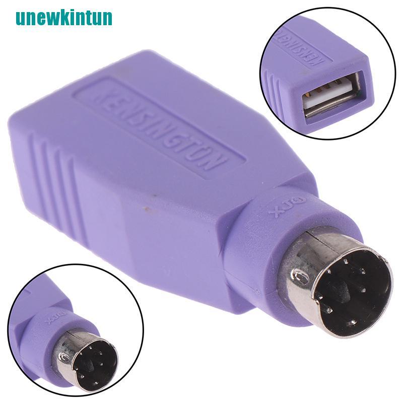 1pc Usb Female To Ps2 Ps / 2 Male Adapter Keyboard Mouse