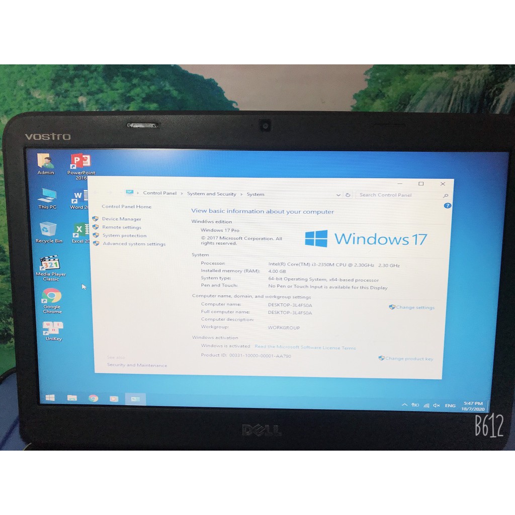 Laptop DELL vosto 1450 i5-2350m - i5-3450m ran 4gb dùng văn phòng,học tâp  chơi game cong rất tốt