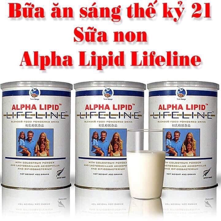 [ Chính hãng cạo mã code] Sữa non AlphaLipid Lifeline (New Zealand)