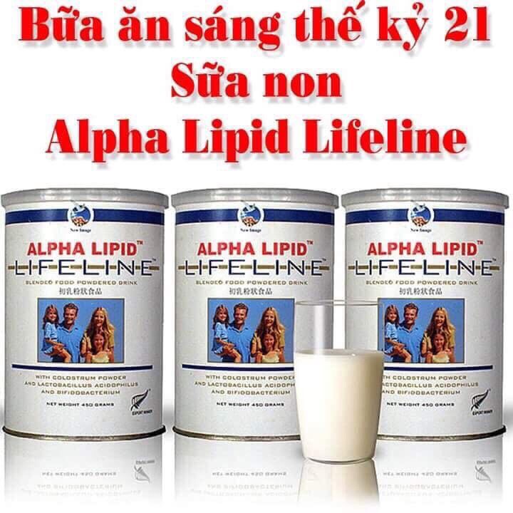 [Mã FMCGLOC giảm 5% đơn 250K] Sữa non Alpha Lipid Lifeline (New Zealand) - Date T6/2023 | BigBuy360 - bigbuy360.vn