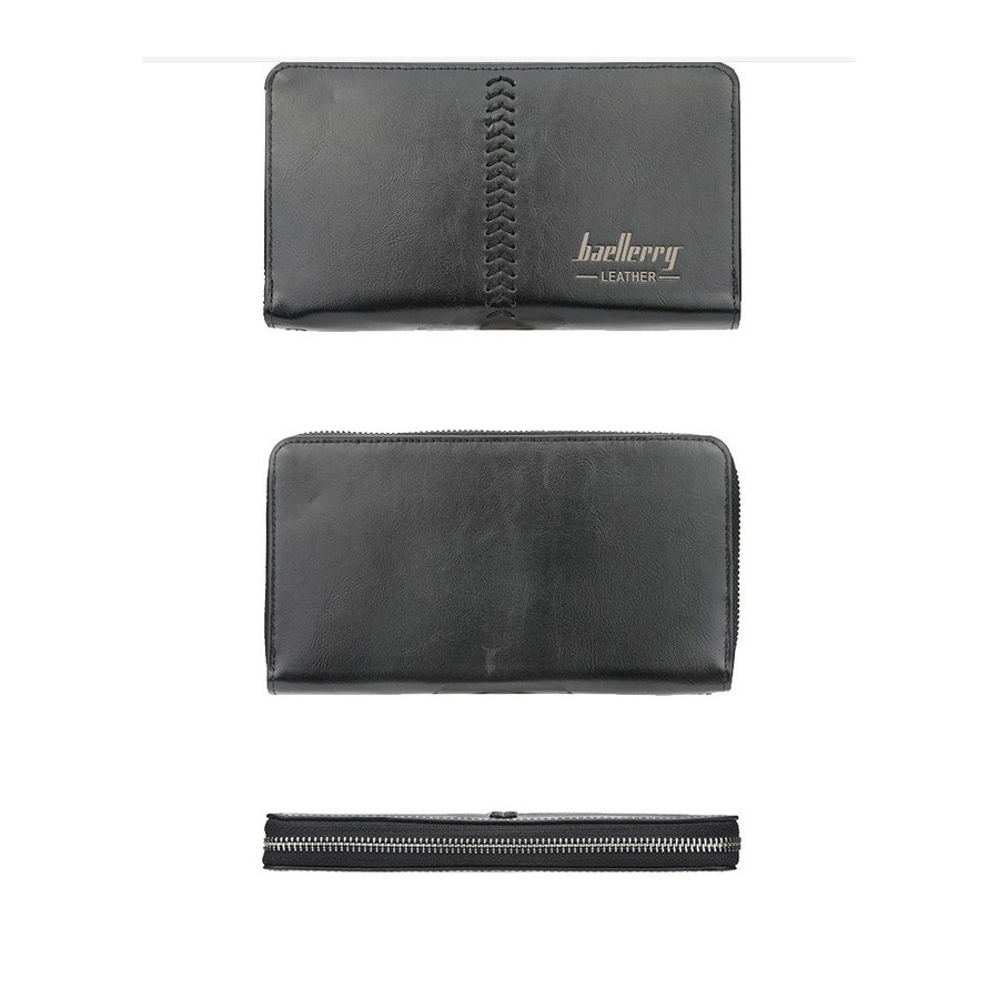 Ví da nam nữ cao cấp BAELLERRY cầm tay dáng dài BLR008