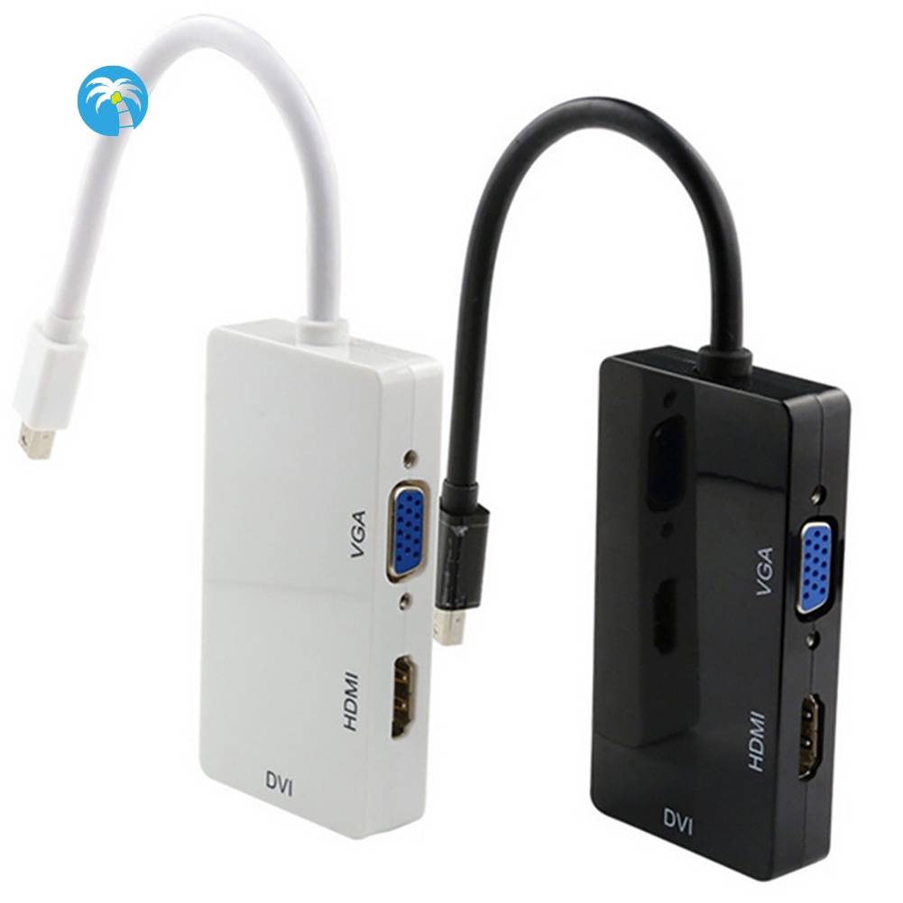 Cáp Chuyển Đổi 3 Trong 1 Từ Cổng Thunderbolt Sang Hdmi-Compatible Vga Dvi