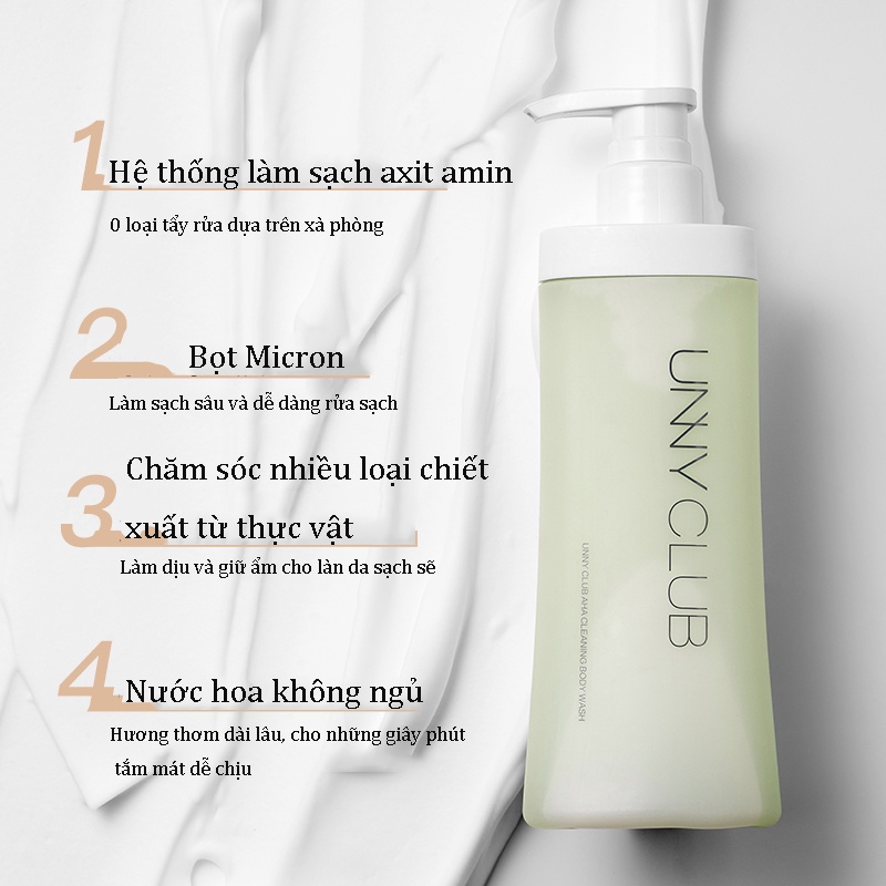UNNY Gel Tắm Dưỡng Ẩm Lâu Trôi 72 Giờ 400ml Dành Cho Nữ